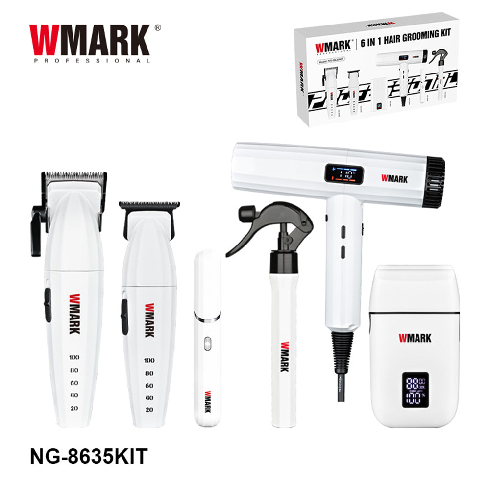 Kit Profesional de Barbería 6 en 1 WMARK NG-8635