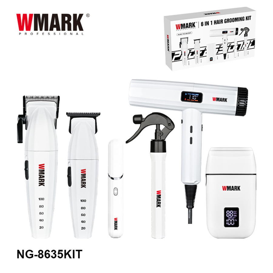 Kit Profesional de Barbería 6 en 1 WMARK NG-8635